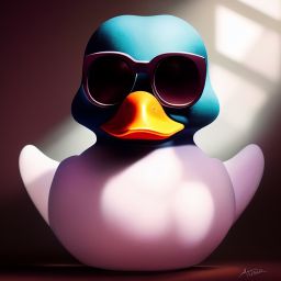 duck #631 | Photo of old anthropomorphic duck wearing thick glasses, masterpiece, colorful, painting burst, dramatic lighting, tone mapped, intricate, elegant, highly detailed, digital painting, artstation