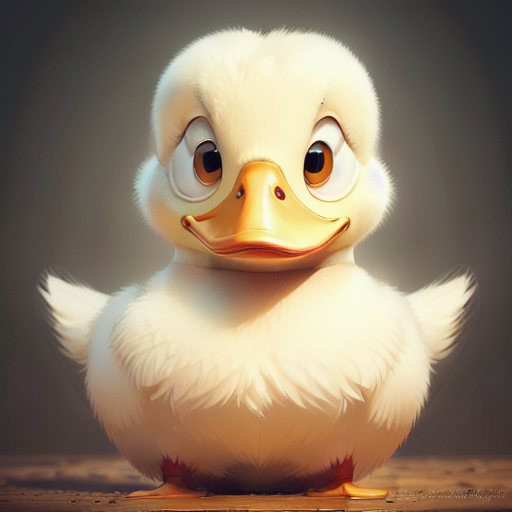 duck #867 | A cheerful sad white blend of duck and duckling dressed like a bodyguard, fantasy movie setting, lotr, matte, Alexander Jansson, Richard Williams, ferocious head, angry eyes