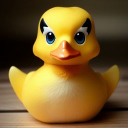 duck #638 | Photo of old anthropomorphic elder baby duck, pokemon style, big anime eyes, fictional character