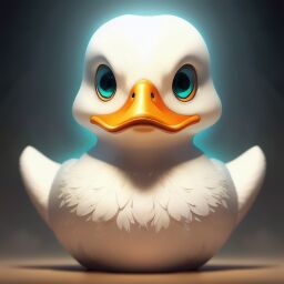 duck #936 | A vintage disgusted white blend of duck and creature dressed like a farmer, fantasy movie setting, lotr, wooden, Marc Simonetti, Dav Pilkey, cosmic energy, colorful, painting burst