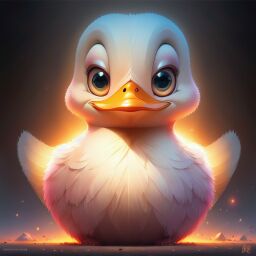 duck #988 | A graceful sad yellow blend of duck and ghost dressed like a warrior, from an action movie, rough, Charles Csuri, Bill Watterson, professional majestic oil painting by Ed Blinkey,Atey Ghailan