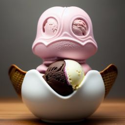 duck #530 | Ice cream, food photography, top down shot, professional