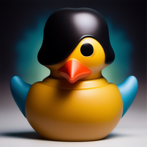 duck #370 | Photo of a pirate rubber ducky with an eye patch, masterpiece, painting