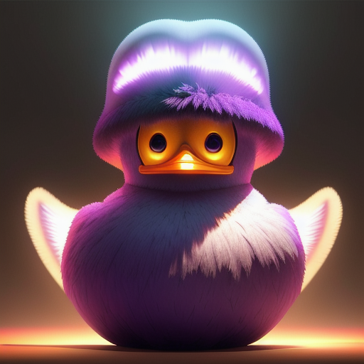 duck #870 | A open surprised purple blend of duck and robot dressed like a caveman, fantasy movie setting, lotr, smooth, Anato Finnstark, Thomas Nast, cyberpunk cyborg, sci - fi