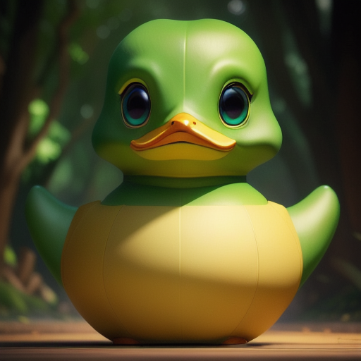 duck #945 | A gentle pensive green blend of duck and statue dressed like a burglar, fantasy movie setting, lotr, furry, Charles Csuri, Mitsuru Adachi, 3d fluffy, closeup cute and adorable