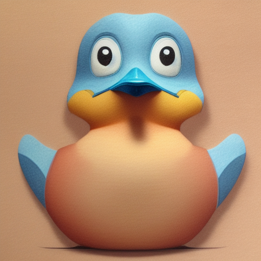 duck #303 | Blueprint of a duck