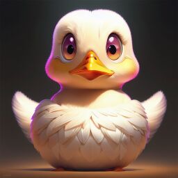 duck #985 | A energetic disgusted pink blend of duck and duck dressed like a slave, from an adventure movie, wooden, Dan Mumford, Alex Toth, 3d fluffy, closeup cute and adorable