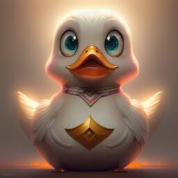 duck #883 | A clumsy joyful black blend of duck and robot dressed like a sailor, fantasy movie setting, lotr, stone-like, Bastien Lecouffe Deharme, Thomas Nast, cosmic energy, colorful, painting burst