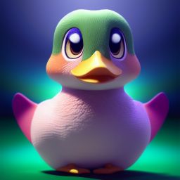 duck #645 | Photo of old anthropomorphic baby duck from a 3d animated movie, blender render, cinematic, pokemon style, big beautiful eyes, fictional character, colorful, color explosion, rainbow