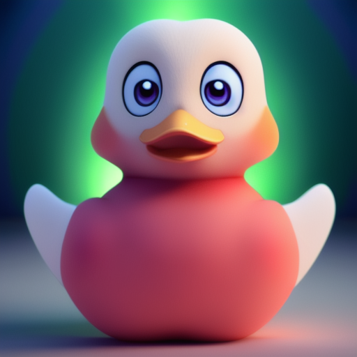 duck #646 | Photo of old anthropomorphic baby duck from a 3d animated movie, blender render, cinematic, pokemon style, big beautiful eyes, fictional character, colorful, color explosion, rainbow