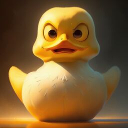 duck #989 | A traditional fearful purple blend of duck and creature dressed like a terrorist, from an adventure movie, smooth, Bastien Lecouffe Deharme, Tex Avery, ferocious head, angry eyes