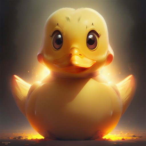 duck #798 | A awkward fearful yellow blend of duck and rubber duck dressed like a modern soldier, from an action movie, fluffy, Loish, Nick Park, cosmic energy, colorful, painting burst, symmetrical face