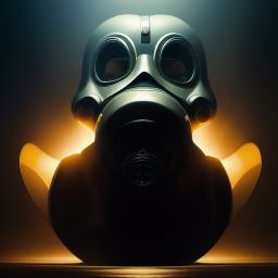 duck #296 | Gas mask duck, professional majestic oil painting by Ed Blinkey,Atey Ghailan,Studio Ghibli,by Jeremy Mann,Greg Manchess,Antonio Moro,trending on ArtStation,trending on CGSociety,volumetric lighting