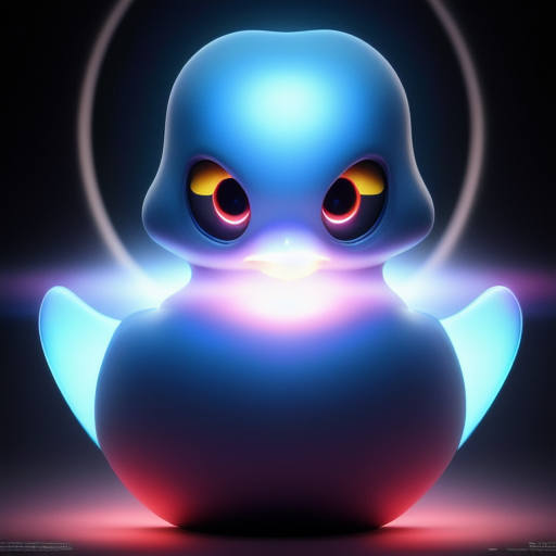 duck #497 | A picture of a cute blend of alien and rubber ducky, rubber toy, plastic toy, very cute, professional, majestic, 3d render, cgi, cosmic energy, colorful, painting burst, symmetrical face