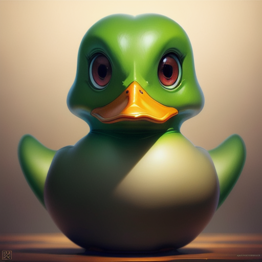 duck #766 | A graceful disgusted green blend of duck and alien duck dressed like a engineer, from an action movie, rough, Kerem Beyit, Makoto Shinkai, cosmic energy, colorful, painting burst, symmetrical face