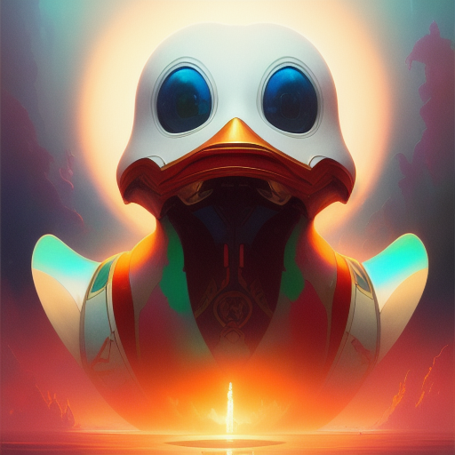 duck #309 | Photo of a warrior duck, professional majestic oil painting by Ed Blinkey,Atey Ghailan,Studio Ghibli,by Jeremy Mann,Greg Manchess,Antonio Moro,trending on ArtStation,trending on CGSociety