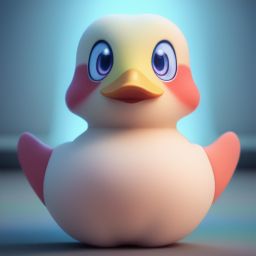 duck #652 | Photo of old anthropomorphic baby duck from a 3d animated movie, blender render, cinematic, pokemon style, big beautiful eyes, fictional character, colorful, color explosion, rainbow