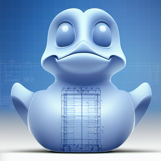 duck #319 | Photo of a blueprint template