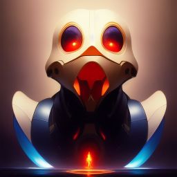 duck #300 | Radioactive duck, cosmic energy, seductive, colorful, painting burst, beautiful face, symmetrical face, dramatic lighting, tone mapped, intricate, elegant, highly detailed, digital painting