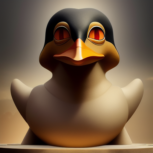 duck #517 | Enourmous statue of egyptian duck sphinx, egyptian god, professional, majestic, trending on CGSociety, volumetric lighting, masterpiece, intricate, elegant, highly detailed, digital painting