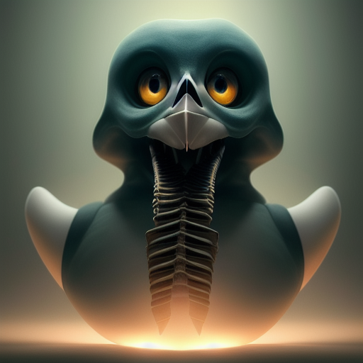 duck #520 | Bird bones, professional, majestic, trending on CGSociety, volumetric lighting, masterpiece, intricate, elegant, highly detailed, digital painting, artstation, concept art, smooth, sharp focus