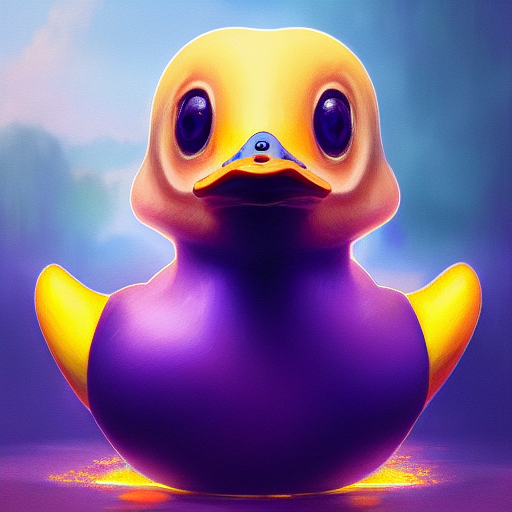 duck #625 | Adorable ducky, soft beak, symmetrcial, front view, masterpiece, colorful, painting burst, dramatic lighting, tone mapped, intricate, elegant, highly detailed, digital painting, artstation