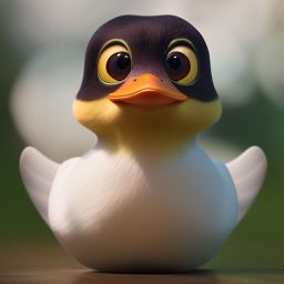 duck #565 | Duckling, 3d fluffy, closeup cute and adorable, cute big circular reflective eyes, long fuzzy fur, Pixar render, unreal engine cinematic smooth, intricate detail, cinematic