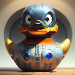 duck #831 | A crazy angry blue blend of duck and robot dressed like a croupier, horror movie style, scaled, Kerem Beyit, Spike Milligan, cyberpunk cyborg, sci - fi