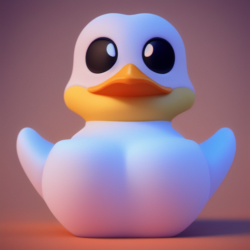 duck #317 | A rubber duck, tiny toy, animated movie character, soft smooth lighting, soft pastel colors, skottie young, 3d blender render, disney animation studios, polycount, modular constructivism