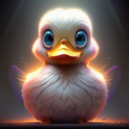 duck #963 | A quirky happy pink blend of duck and alien duck dressed like a alchemist, sci-fi, science fiction, cyberpunk, fluffy, Marc Simonetti, Thomas Nast, cyberpunk cyborg, sci - fi