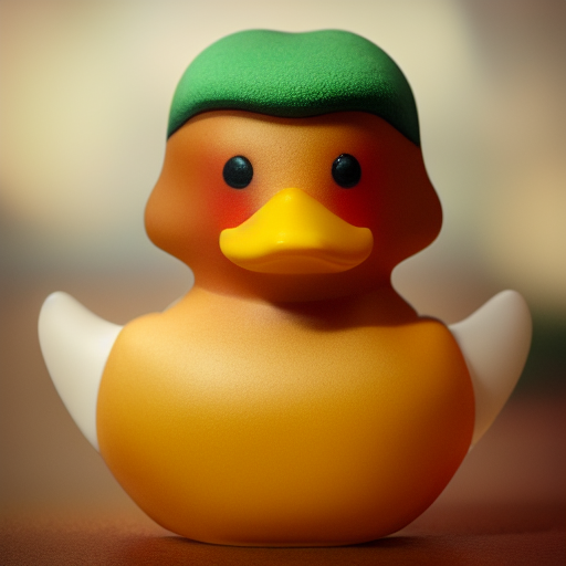 duck #508 | A cute little blend of gingerbread duck and rubber ducky cookie, professional, majestic, trending on ArtStation, trending on CGSociety, volumetric lighting, masterpiece, intricate, elegant