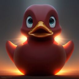 duck #852 | A open curious green blend of duck and bird dressed like a construction worker, horror movie style, feathery, Dan Mumford, Ralph Bakshi, 3d fluffy, closeup cute and adorable