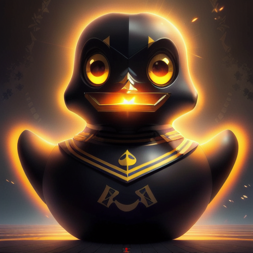 duck #883 | A clumsy joyful black blend of duck and robot dressed like a sailor, fantasy movie setting, lotr, stone-like, Bastien Lecouffe Deharme, Thomas Nast, cosmic energy, colorful, painting burst