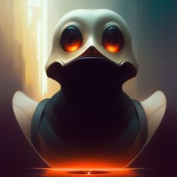 duck #300 | Radioactive duck, cosmic energy, seductive, colorful, painting burst, beautiful face, symmetrical face, dramatic lighting, tone mapped, intricate, elegant, highly detailed, digital painting